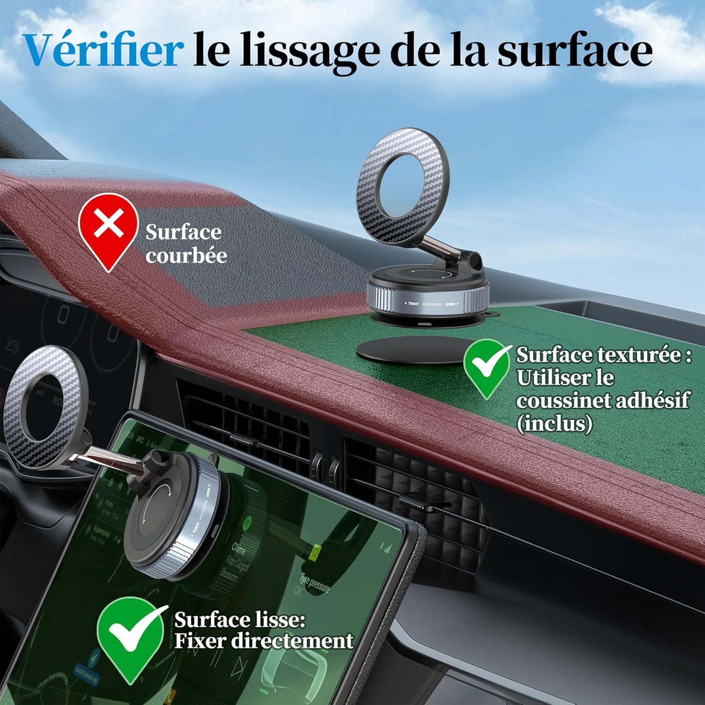 Support magnétique pour téléphone - Original